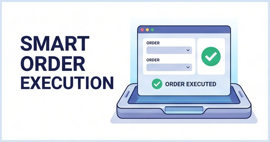 Smart order execution illustration